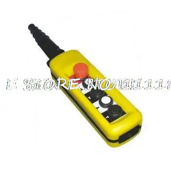 1Pc 2 Speed Hoist Crane 4 Pushbuttons Pendant Control Station With Emergency Stop XAC-4913
1Pc 2 Speed Hoist Crane 4 Pushbuttons Pendant Control Station With Emergency Stop XAC-4913