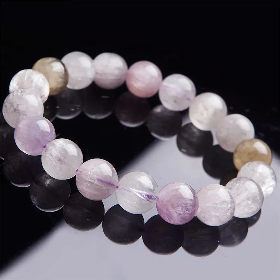12mm Natural Genuine Kunzite Gem Stone Stretch Charm Bracelet Femme Women Clear Round Bead Crystal Bracelet
12mm Natural Genuine Kunzite Gem Stone Stretch Charm Bracelet Femme Women Clear Round Bead Crystal Bracelet