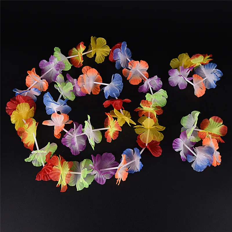 4pcs/set Hawaiian Colorful Flower Garland Necklace For Beach Fancy Dress Wedding Party Beach Decoration
4pcs/set Hawaiian Colorful Flower Garland Necklace For Beach Fancy Dress Wedding Party Beach Decoration