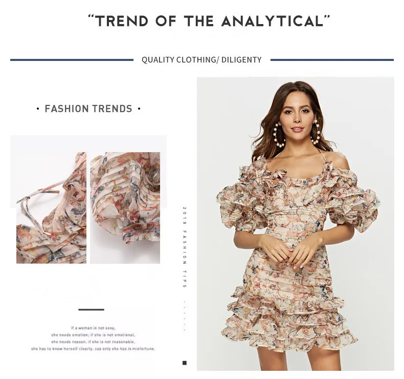 TANG 2019 New Arrivel Summer Sexy Open Back Sling Dress Korean Chiffon Floral Print Women Dress Slim High Waist Beach Dresses (2)