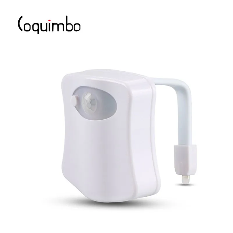 Coquimbo Motion Sensor Toilet Seat Lighting 8/16 Light Colors Backlight For Toilet Bowl Used 3*AAA Light Sensitive Night Light
Coquimbo Motion Sensor Toilet Seat Lighting 8/16 Light Colors Backlight For Toilet Bowl Used 3*AAA Light Sensitive Night Light