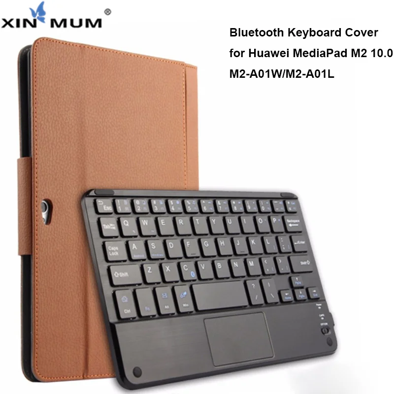 Wireless Bluetooth Keyboard Portfolio Case For Huawei MediaPad 10.1 M2 A01W / M2-A01L Magnetically Detachable ABS Cover + Gift
Wireless Bluetooth Keyboard Portfolio Case For Huawei MediaPad 10.1 M2 A01W / M2-A01L Magnetically Detachable ABS Cover + Gift