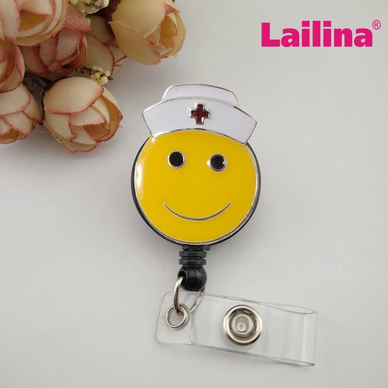 50pcs Smiley Face Nurse's Hat Retractable ID Badge Reel with Clip for Nurses and Medical Personnel Smile Emoji Badge Holder
50pcs Smiley Face Nurse's Hat Retractable ID Badge Reel with Clip for Nurses and Medical Personnel Smile Emoji Badge Holder