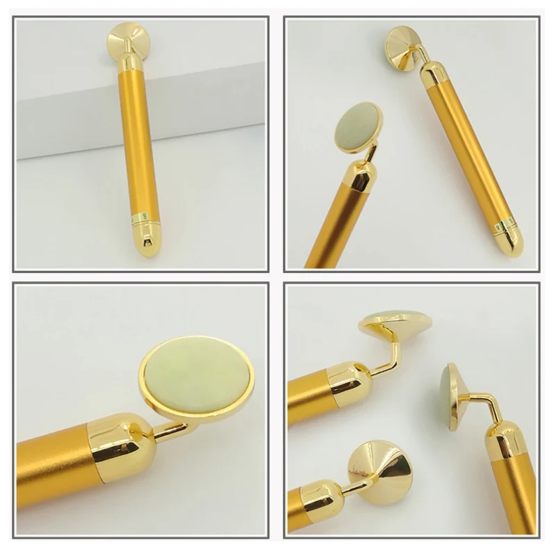 Electric Golden Massage Tool Face Lift Facial Wrinkle Lifting Firming Face Skin Anti Wrinkle Stick Micro Current
Electric Golden Massage Tool Face Lift Facial Wrinkle Lifting Firming Face Skin Anti Wrinkle Stick Micro Current