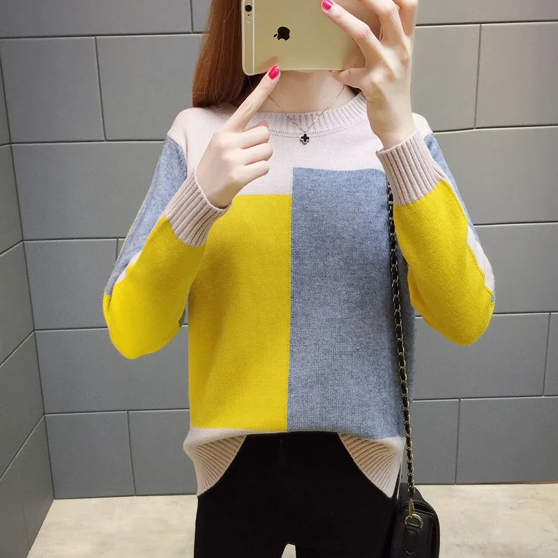 Candy Colors Sweater Women Winter Autumn New Arrivals Long Sleeve O-Neck Warm Pull Femme Knitwear Sweater NS4114
Candy Colors Sweater Women Winter Autumn New Arrivals Long Sleeve O-Neck Warm Pull Femme Knitwear Sweater NS4114