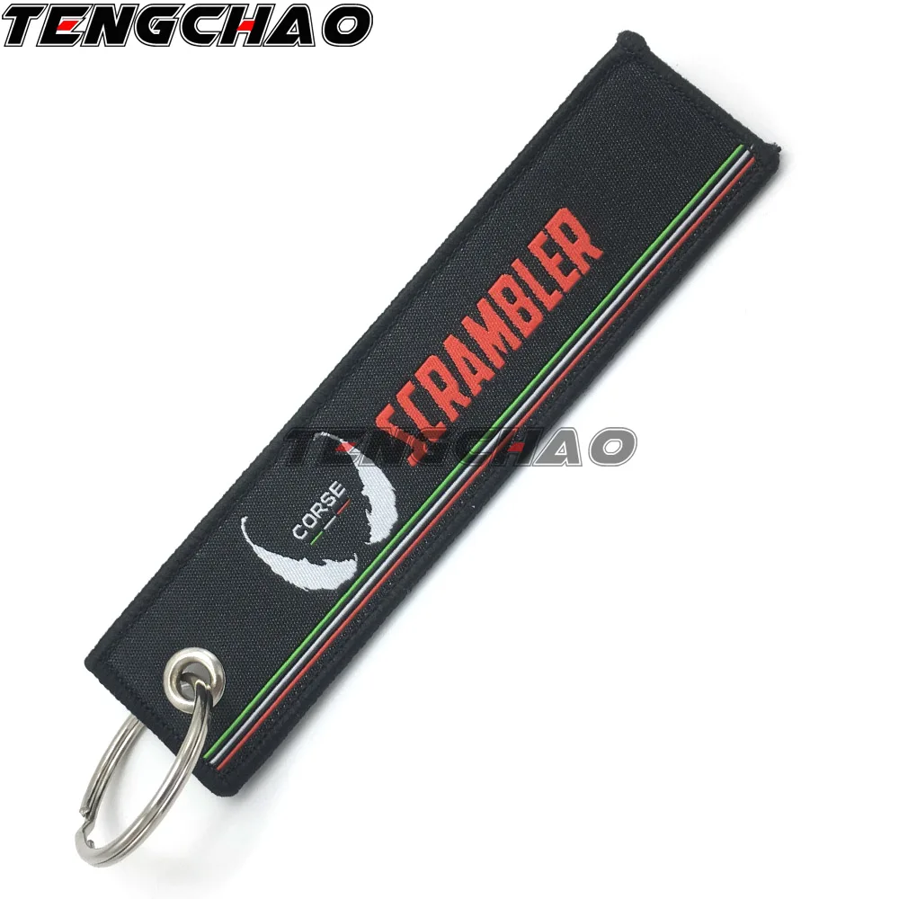 Fashion Motorcycle Key Chain For Ducati Scrambler Woven Key Ring Tag Label Chain Black Car Keychain Motor
Fashion Motorcycle Key Chain For Ducati Scrambler Woven Key Ring Tag Label Chain Black Car Keychain Motor