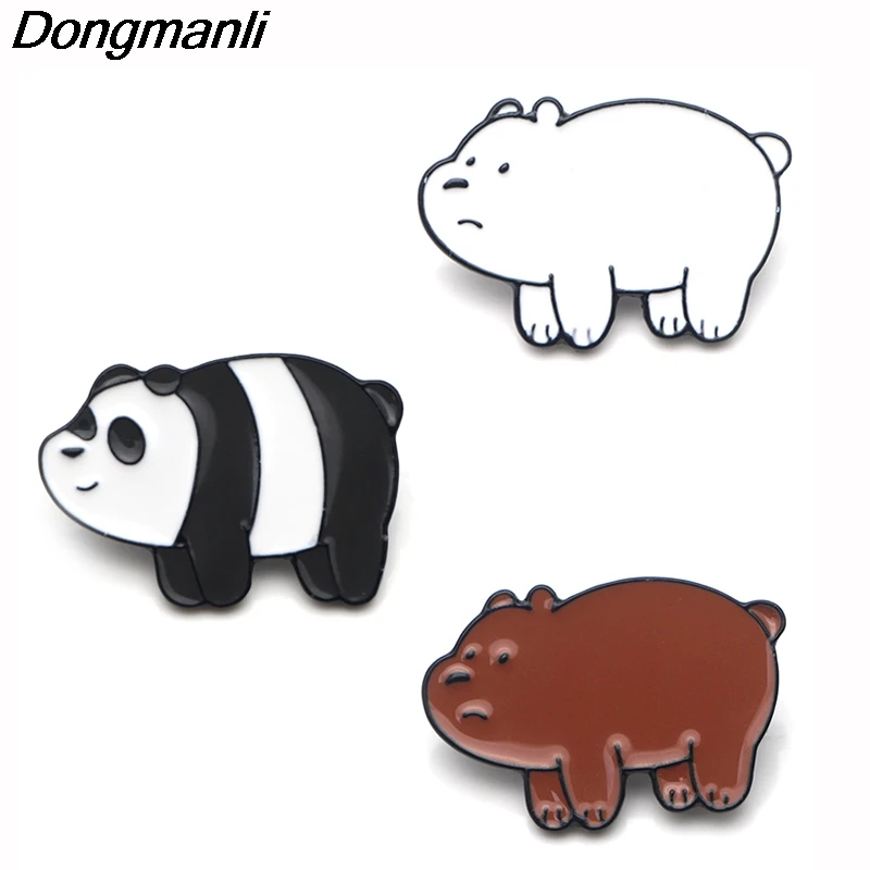 P3862 Dongmanli Fashion Cute We Bare Bears Metal Enamel Brooches and Pins Collection Lapel Pin Backpack Badge Collar Jewelry
P3862 Dongmanli Fashion Cute We Bare Bears Metal Enamel Brooches and Pins Collection Lapel Pin Backpack Badge Collar Jewelry