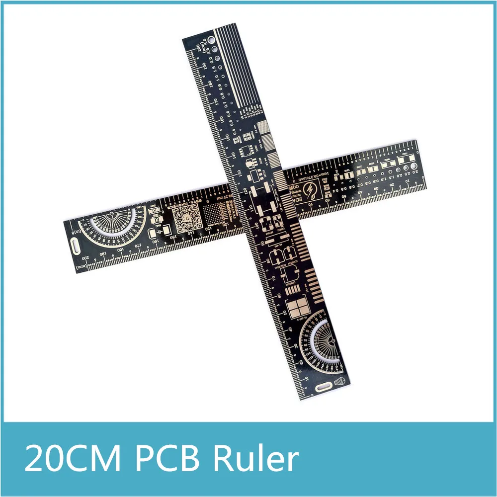 Multifunctional PCB Ruler EDA Measuring Tool High Precision Protractor 20CM Black
Multifunctional PCB Ruler EDA Measuring Tool High Precision Protractor 20CM Black
