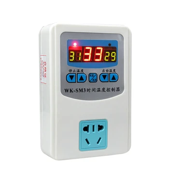 1000/2000W digital thermostat temperature control Controller with switch socket &Time control function &1M Magnetic probe
1000/2000W digital thermostat temperature control Controller with switch socket &Time control function &1M Magnetic probe
