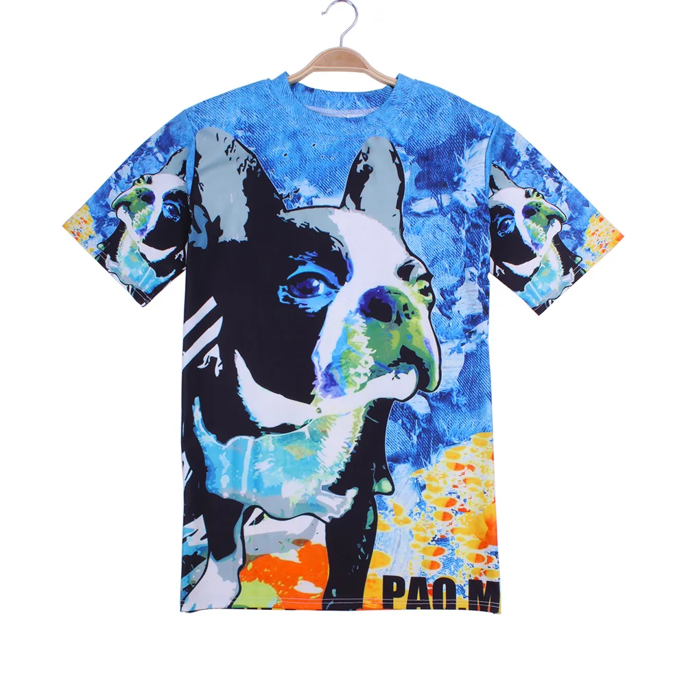 bull dog cute pugs dog animal print new arrival summer O neck female dress half sleeve leisure street wear europe style dress
bull dog cute pugs dog animal print new arrival summer O neck female dress half sleeve leisure street wear europe style dress