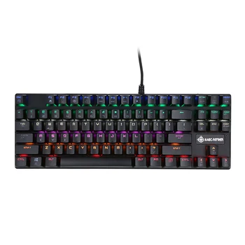 MAGIC-REFINER Mechanical Keyboard 87-key Gaming Keyboard Blue Switch N-Key Rollover Keyboard with Russian and English Languages
MAGIC-REFINER Mechanical Keyboard 87-key Gaming Keyboard Blue Switch N-Key Rollover Keyboard with Russian and English Languages