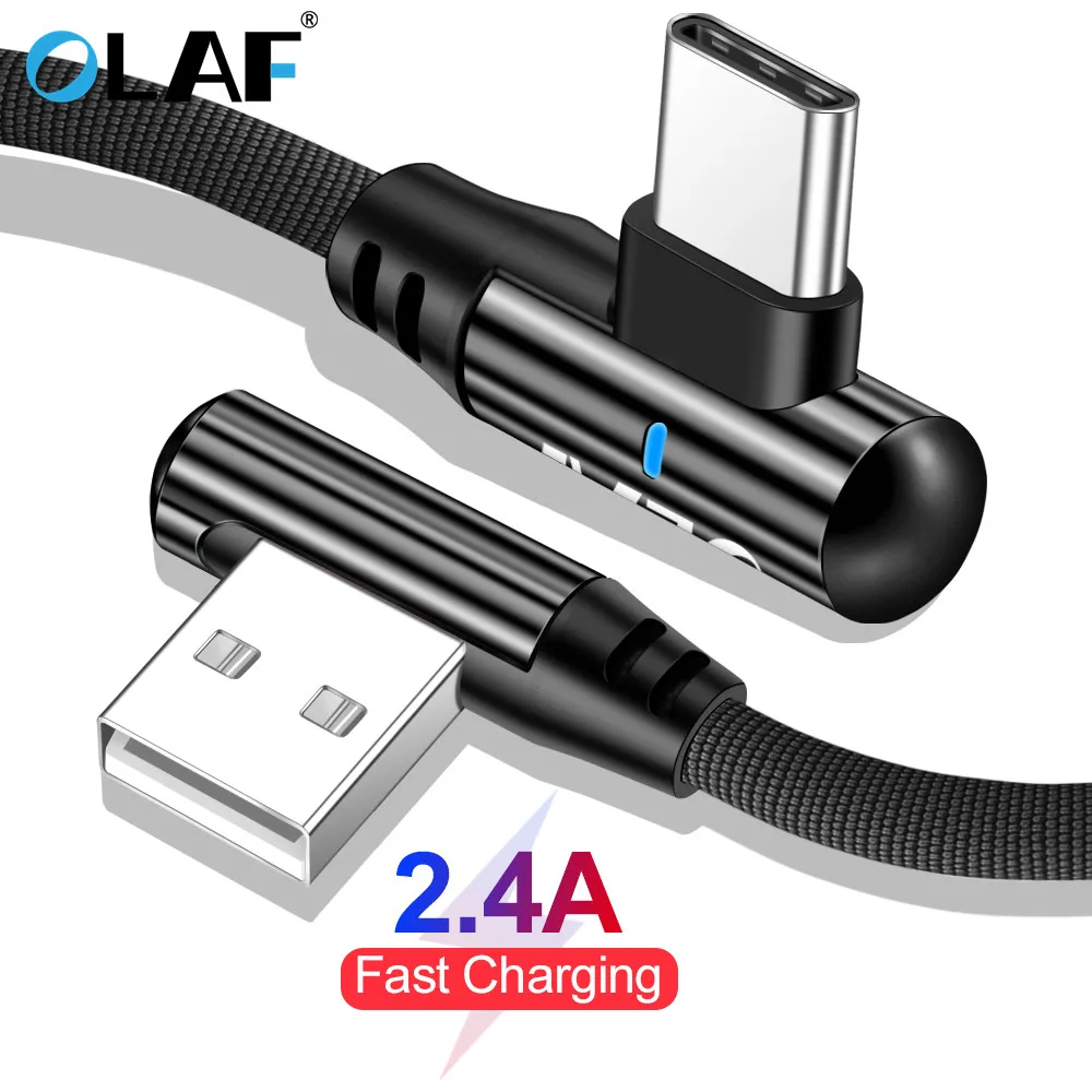 OLAF USB Type C 90 Degree USB C Cable for Samsung Galaxy S10 S9 Plus Xiaomi Mi 8 6 MAX 3 USB C Fast Charging Data Type-c Cables
OLAF USB Type C 90 Degree USB C Cable for Samsung Galaxy S10 S9 Plus Xiaomi Mi 8 6 MAX 3 USB C Fast Charging Data Type-c Cables