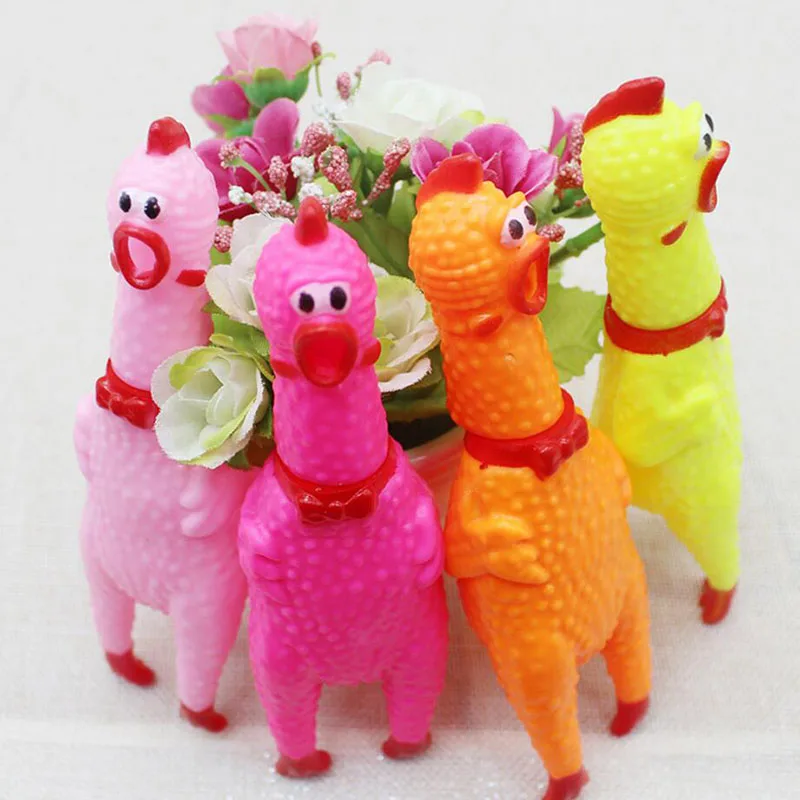 Dog Cat Colorful Screaming Chicken Dog Toys Interactive Rubber Chew Toys for Dogs Cats Pet Squeaker Squeaky Toys
Dog Cat Colorful Screaming Chicken Dog Toys Interactive Rubber Chew Toys for Dogs Cats Pet Squeaker Squeaky Toys