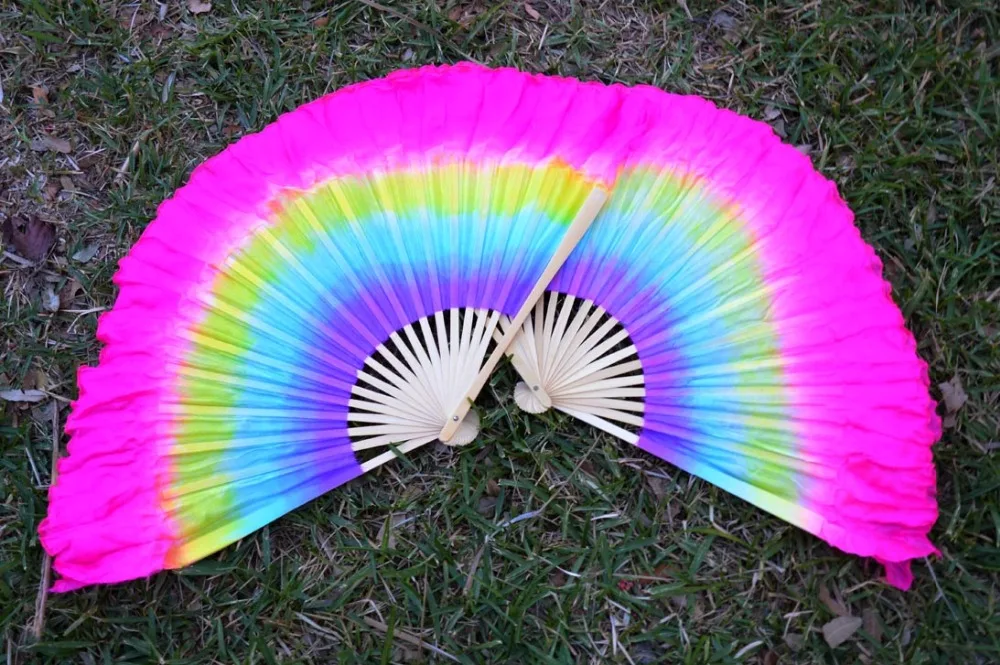 2016 women of high quality silk Chinese belly dance dance fan cheap hot purple turquoise yellow rose gradient short silk fan
2016 women of high quality silk Chinese belly dance dance fan cheap hot purple turquoise yellow rose gradient short silk fan