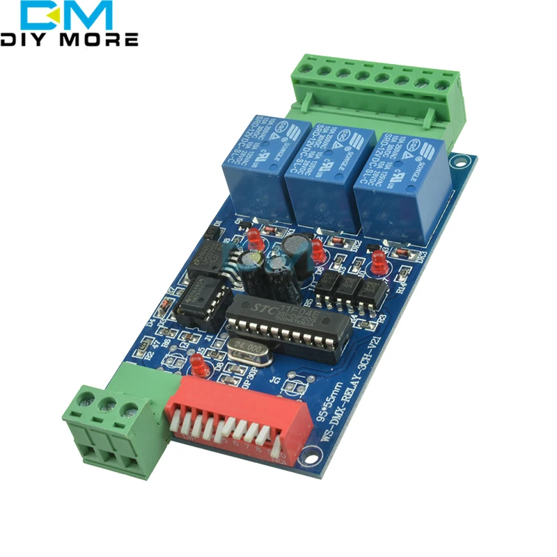 DC12V 10A 3 Channel DMX512 Relays Controller LED Dimmer Decoder Use for RGB LED Lamp Strip
DC12V 10A 3 Channel DMX512 Relays Controller LED Dimmer Decoder Use for RGB LED Lamp Strip