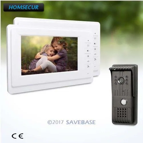HOMSECUR 7inch Hand-Free Video Door Intercom System with Mute Mode for Home Security for Apartment 1V2
HOMSECUR 7inch Hand-Free Video Door Intercom System with Mute Mode for Home Security for Apartment 1V2