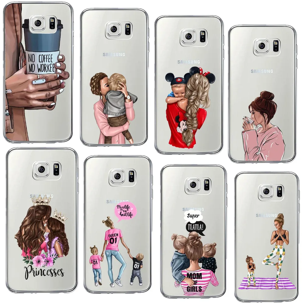 Fashion Super Black Brown Hair Baby Mom TPU Back Cover Phone Cases For Samsung S7 S8 S9 S10 Plus M10 20 A5 A7 A6 A7 A8Plus 2018
Fashion Super Black Brown Hair Baby Mom TPU Back Cover Phone Cases For Samsung S7 S8 S9 S10 Plus M10 20 A5 A7 A6 A7 A8Plus 2018