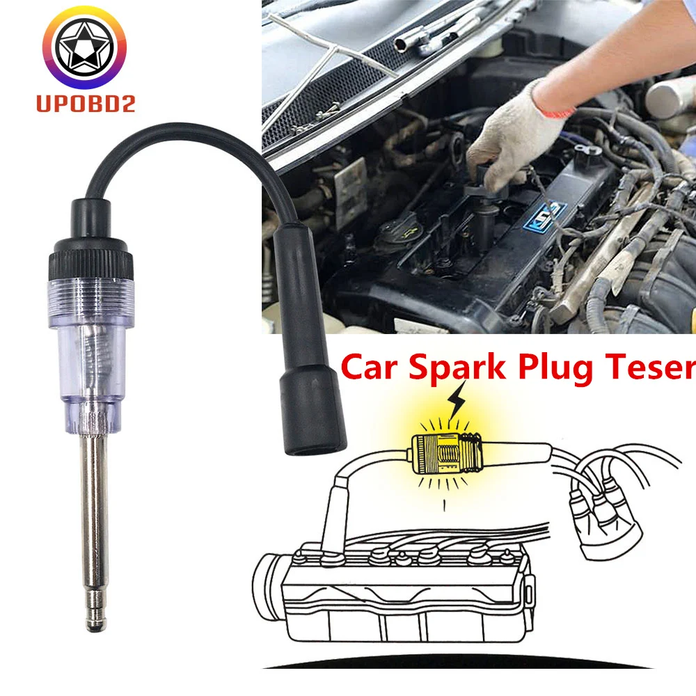 

Ignition Coil Tester Ignition Coil Spark Plug Tester Car Check Tool Auto Diagnostic Tool Sparking Test Adjustable Car Checker