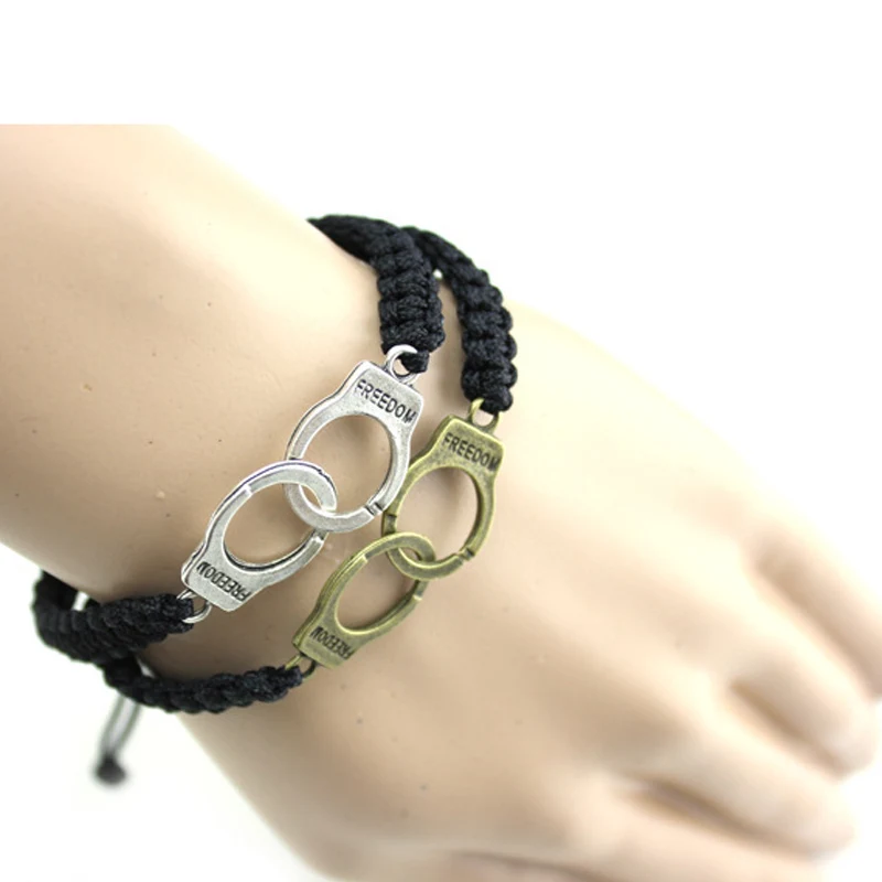 New Fashion Women Men Punk Bracelet Braided Handcuffs Bangle Fine Jewelry Gift M656 LL@17
New Fashion Women Men Punk Bracelet Braided Handcuffs Bangle Fine Jewelry Gift M656 LL@17