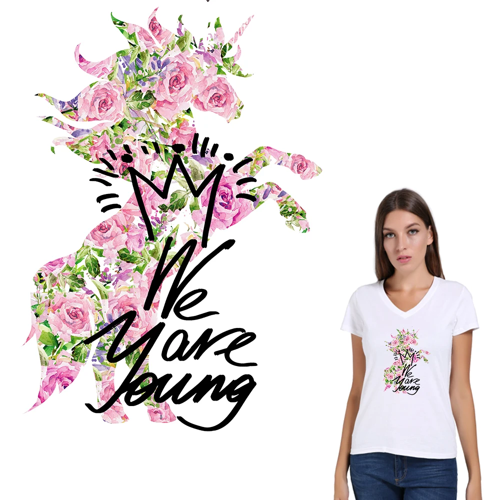 Unicorn Flower Patch Iron-On Stickers T-Shirt Diy Decoration A-Level Washable New Parches Ropa Applique on Clothes Best Gifts
Unicorn Flower Patch Iron-On Stickers T-Shirt Diy Decoration A-Level Washable New Parches Ropa Applique on Clothes Best Gifts