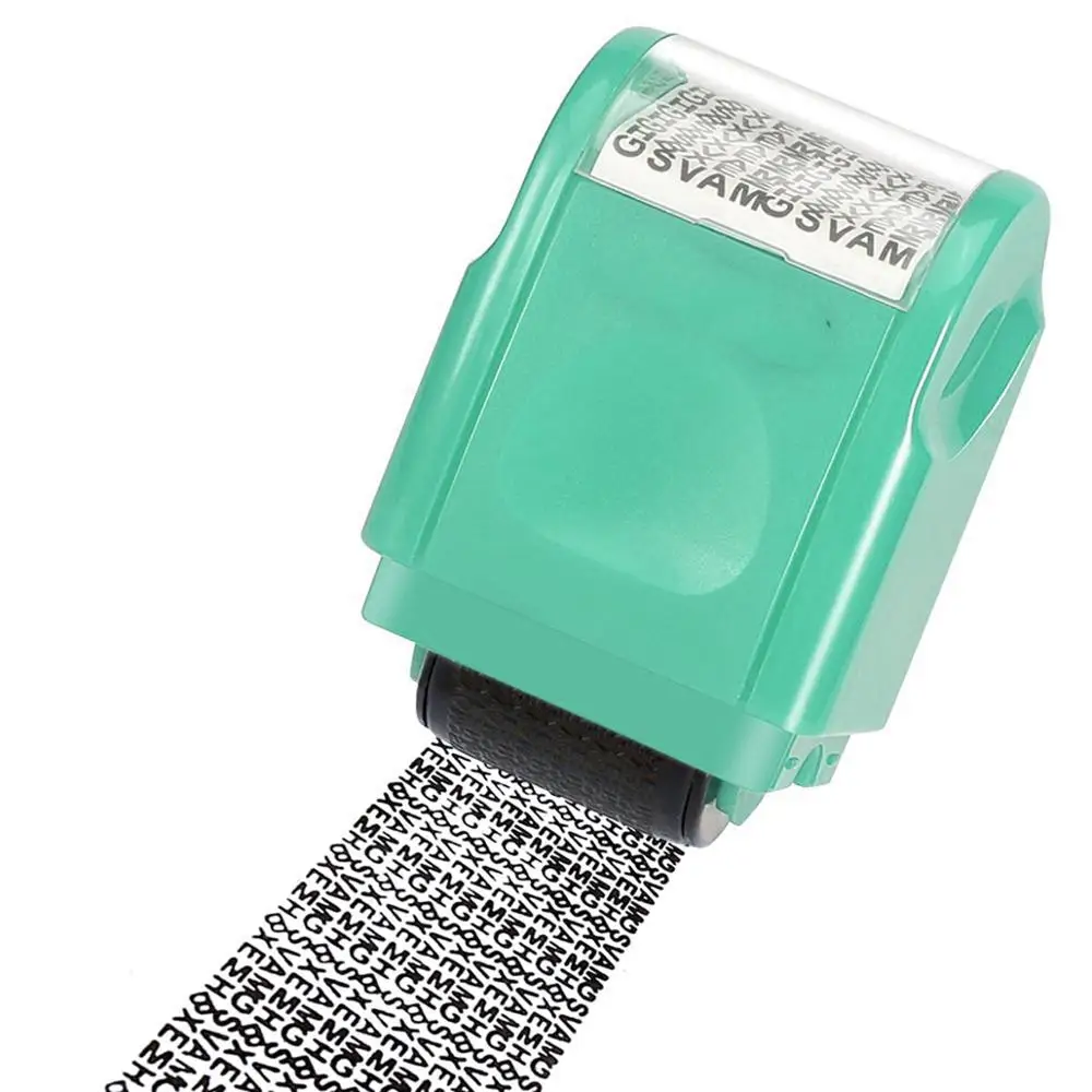 Creative Identity Privacy Protection Roller Stamp Information Coverage Data Protector Messy Code Roller Stamp Green
Creative Identity Privacy Protection Roller Stamp Information Coverage Data Protector Messy Code Roller Stamp Green