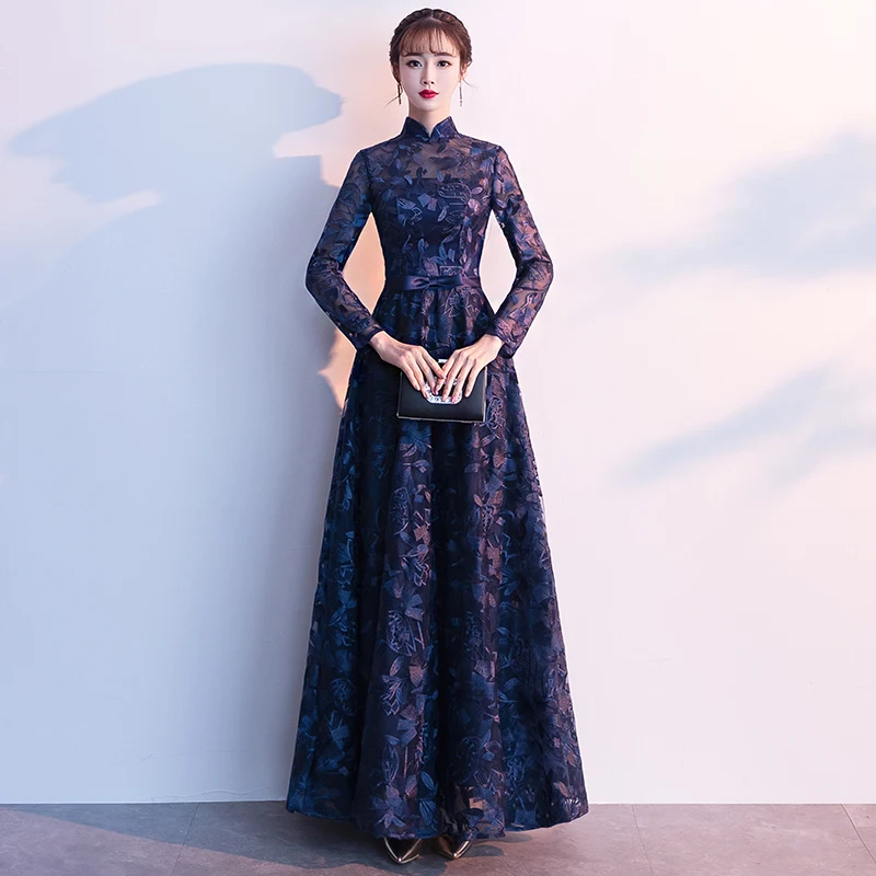 2019 Lace Evening Dress Long Sleeves Custom Made Full Length Vintage Mother Of The Bride Dresses Vestido De Festa LF265
2019 Lace Evening Dress Long Sleeves Custom Made Full Length Vintage Mother Of The Bride Dresses Vestido De Festa LF265