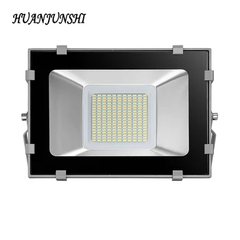 

HUAN JUN SHI LED floodlight 100W AC220V Waterproof IP65 Flood Light Led Reflector Spotlight Outdoor Lighting Gargen Wall Lamp