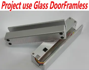 Project use Glass DoorFrameless Bolt lock, Security Door Access bolt lock for access control system and locker glass door