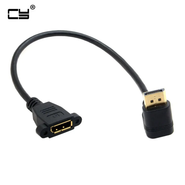 DisplayPort Display Port Male to Female 90 Degree Up Down Angled Extension Cable for CRT LCD Monitors Projectors 30cm Black
DisplayPort Display Port Male to Female 90 Degree Up Down Angled Extension Cable for CRT LCD Monitors Projectors 30cm Black