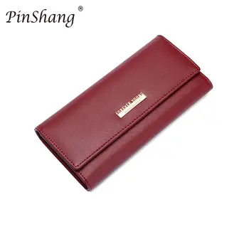 PinShang Simple Stylish Women Solid Color Wallet Large Capacity Buckle Long Purse KZ30
PinShang Simple Stylish Women Solid Color Wallet Large Capacity Buckle Long Purse KZ30
