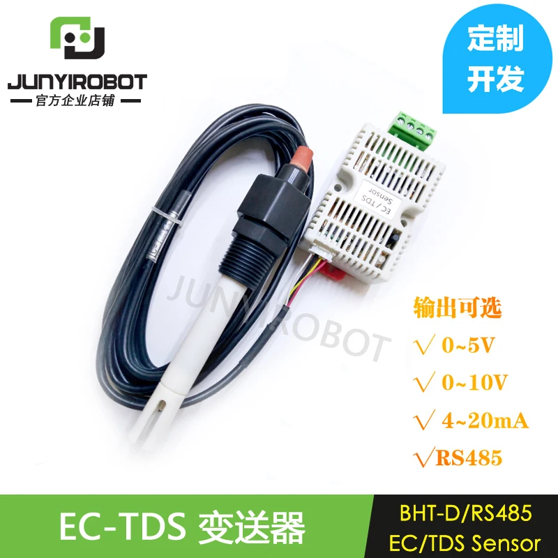 EC Transmitter TDS Sensor Module Conductivity 4-20 MA Analog Voltage Output RS485 Output
EC Transmitter TDS Sensor Module Conductivity 4-20 MA Analog Voltage Output RS485 Output
