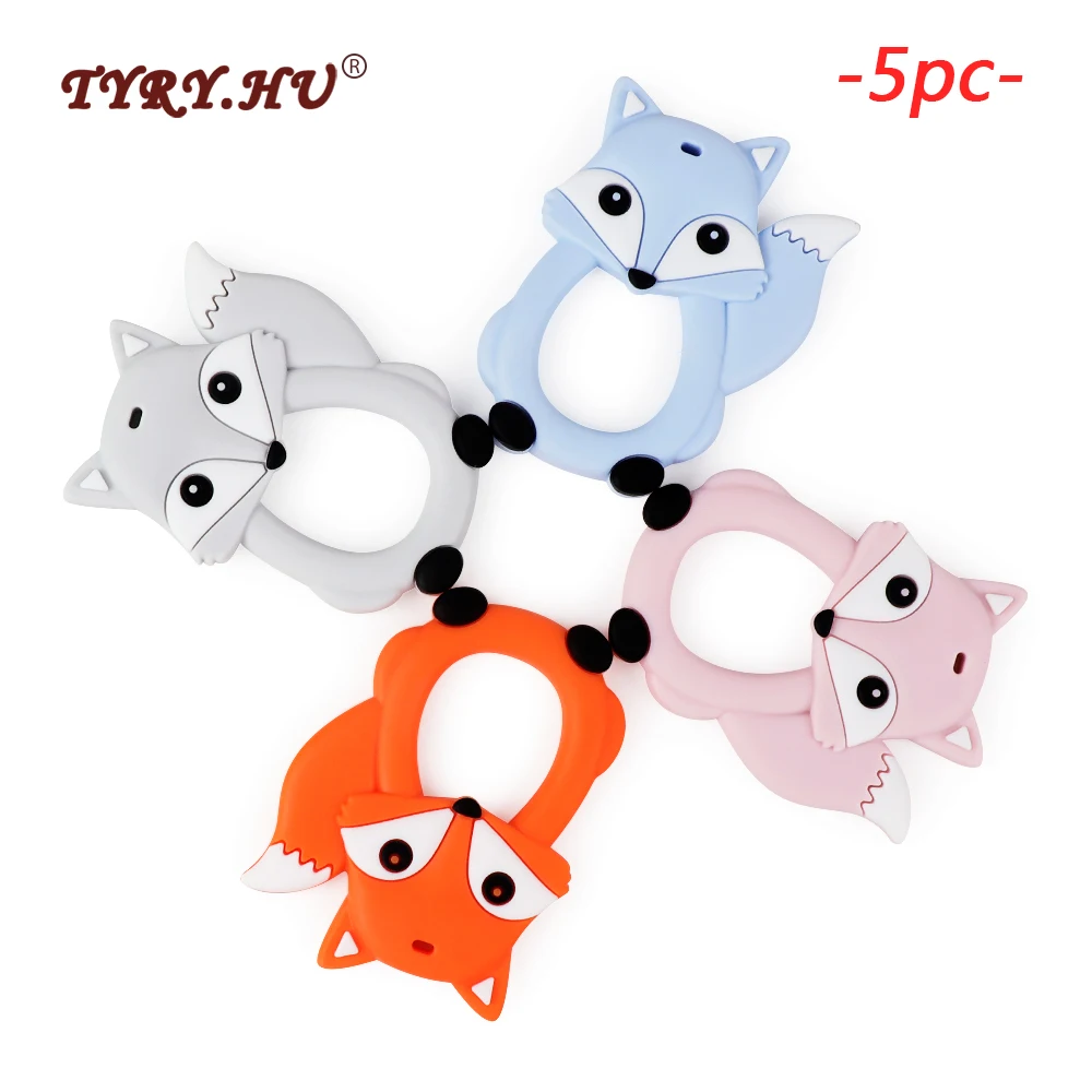 TYRY.HU 5pc Fox Baby Silicone Cartoon Beads BPA Free Baby Chewable Teething Necklace Safe Toys Food Grade DIY Newborn Gifts
TYRY.HU 5pc Fox Baby Silicone Cartoon Beads BPA Free Baby Chewable Teething Necklace Safe Toys Food Grade DIY Newborn Gifts