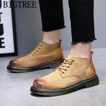 Brogue Shoes Men Ankle Boots Suede Boots Men Erkek Bot Men Boots Genuine Leather Zapatillas Hombre Casual Zapatos De Seguridad
Brogue Shoes Men Ankle Boots Suede Boots Men Erkek Bot Men Boots Genuine Leather Zapatillas Hombre Casual Zapatos De Seguridad