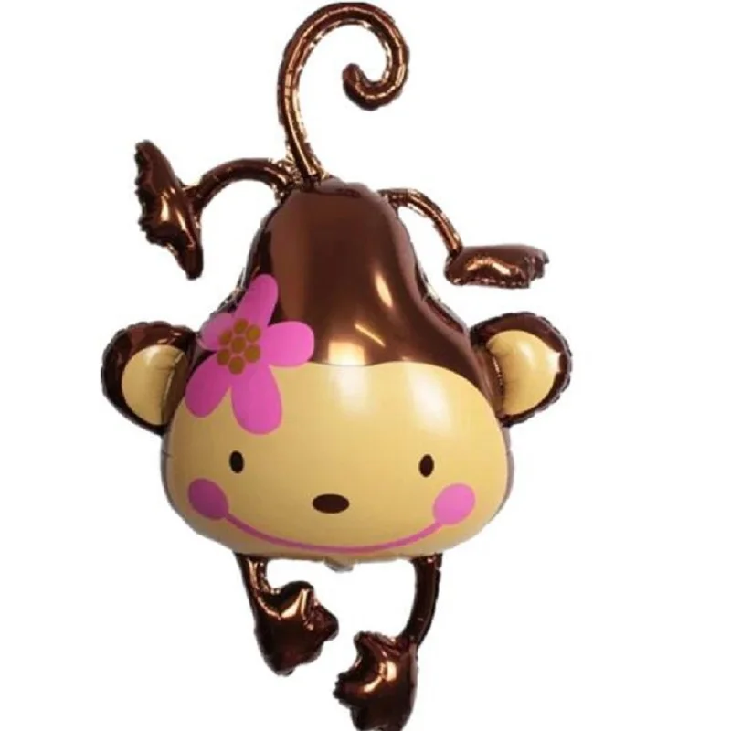 1pcs Two Size Lovely Flower Monkey Aluminum Foil Balloons Birthday party decorations kids toys Animal zoo festa Globos Toy
1pcs Two Size Lovely Flower Monkey Aluminum Foil Balloons Birthday party decorations kids toys Animal zoo festa Globos Toy