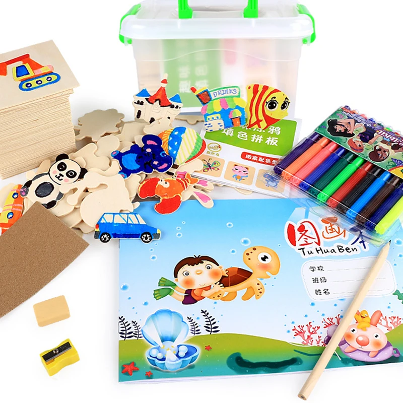 DDWE Wooden Drawing Toys Children Learn Painting Tools Kids Coloring Drawing Template Set Learning To Draw Education Toys Gifts
DDWE Wooden Drawing Toys Children Learn Painting Tools Kids Coloring Drawing Template Set Learning To Draw Education Toys Gifts