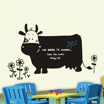 60x130cm Healthy Vinyl Lovely Cow Blackboard Whiteboard Pen Chalk Board Wall Stickers Cartoon Animal Decor Mural for Kids Room
60x130cm Healthy Vinyl Lovely Cow Blackboard Whiteboard Pen Chalk Board Wall Stickers Cartoon Animal Decor Mural for Kids Room