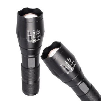 T6 Flashlight Zoomable LED Flashlights Torch for Hunting Cycling 5 Mode Adjustable
T6 Flashlight Zoomable LED Flashlights Torch for Hunting Cycling 5 Mode Adjustable