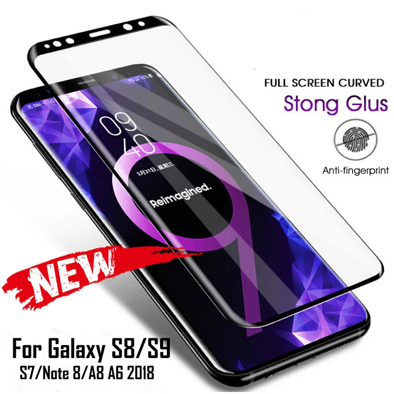 For Full Curved Tempered Glass For Samsung Galaxy S8 S9 Plus Note 9 8 Screen Protector For Samsung A8 A6 S7 Edge Protection Film
For Full Curved Tempered Glass For Samsung Galaxy S8 S9 Plus Note 9 8 Screen Protector For Samsung A8 A6 S7 Edge Protection Film