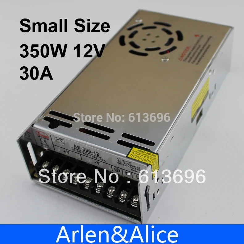 350W 12V 30A Small Volume Single Output Switching power supply for LED Strip CNC 3D Print
350W 12V 30A Small Volume Single Output Switching power supply for LED Strip CNC 3D Print