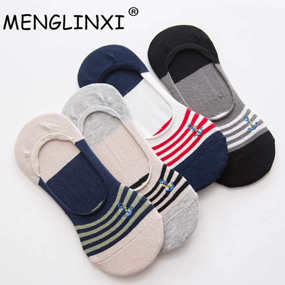 4pairs/lot Cotton Men Short Socks Slipper Summer Spring Brand Striped Invisible Ankle Socks Fashion Navy Embroidery Boat Socks
4pairs/lot Cotton Men Short Socks Slipper Summer Spring Brand Striped Invisible Ankle Socks Fashion Navy Embroidery Boat Socks