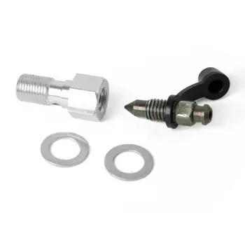 MAYITR Motorcycle M10 x 1.25mm Steel Brake Caliper Bleed Screw/Nipple with Banjo Bolt Universal for Motorbike
MAYITR Motorcycle M10 x 1.25mm Steel Brake Caliper Bleed Screw/Nipple with Banjo Bolt Universal for Motorbike