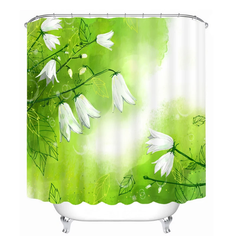Modern Bathroom Partition Shower Curtains Door Window Decor Waterproof Polyester Flowers Butterflies Print Curtains Custom
Modern Bathroom Partition Shower Curtains Door Window Decor Waterproof Polyester Flowers Butterflies Print Curtains Custom
