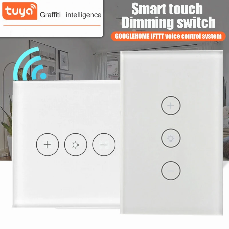 Smart Dimmable Touch Switch Wireless Remote Control Light Adjustable Panel Switch Compatible With Alexa Google Home Via Tuya
Smart Dimmable Touch Switch Wireless Remote Control Light Adjustable Panel Switch Compatible With Alexa Google Home Via Tuya