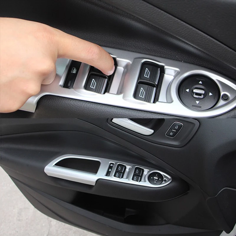 Для Ford Escape Kuga 2017 2018 для левой стороны водительского сидения ABS матовая внутренняя