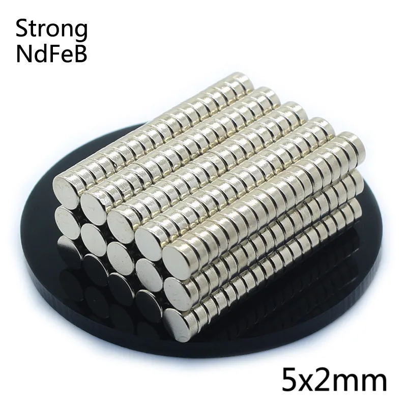 200Pcs 5x2mm Mini N35 Neodymium Magnet Sheet Small Round Super Strong Powerful Magnetic Magnets Disc For Craft Gallium Metal
200Pcs 5x2mm Mini N35 Neodymium Magnet Sheet Small Round Super Strong Powerful Magnetic Magnets Disc For Craft Gallium Metal