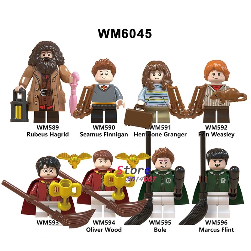 1Set Magic Movie Series 1 Voldemort Dobby Hermione Ron Moody Rubeus building blocks toy for children
1Set Magic Movie Series 1 Voldemort Dobby Hermione Ron Moody Rubeus building blocks toy for children