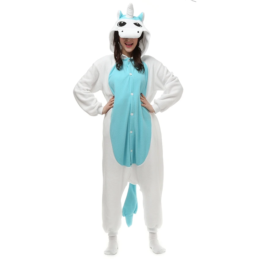 Women's Polar Fleece Kigurumi Adults Blue Unicorn Cosplay Costume Men Animal Onesies Pajamas Halloween Carnival Party Jumpsuit
Women's Polar Fleece Kigurumi Adults Blue Unicorn Cosplay Costume Men Animal Onesies Pajamas Halloween Carnival Party Jumpsuit