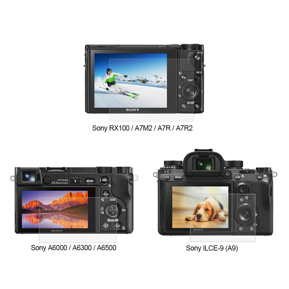 YCDC Camare Screen Protector LCD Guard Film For Sony ILCE-9/A6000/RX100 Camera 2.5D 9H 0.3mm Curved Edges Film
YCDC Camare Screen Protector LCD Guard Film For Sony ILCE-9/A6000/RX100 Camera 2.5D 9H 0.3mm Curved Edges Film