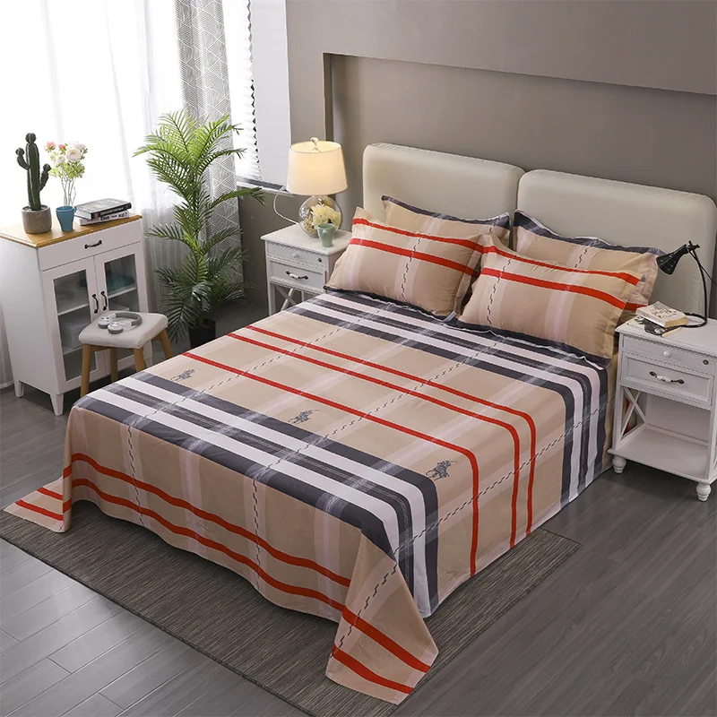 3pcs cotton Four Seasons Flat Bedsheet Blue plaid Printed Bedding Fitted Sheet Mattress Cover Bed Sheet Bedspreads Cover
3pcs cotton Four Seasons Flat Bedsheet Blue plaid Printed Bedding Fitted Sheet Mattress Cover Bed Sheet Bedspreads Cover