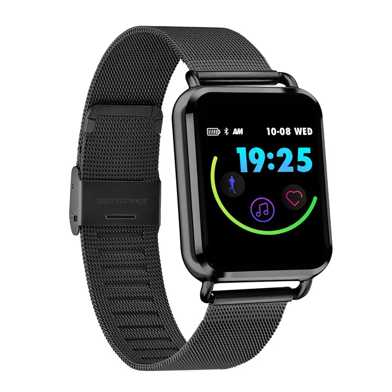 Q3 Smart Watch Men Blood Pressure Heart Rate Measurement Sleep Running Tracker Call SMS Alarm Smartwatch connect Android French
Q3 Smart Watch Men Blood Pressure Heart Rate Measurement Sleep Running Tracker Call SMS Alarm Smartwatch connect Android French